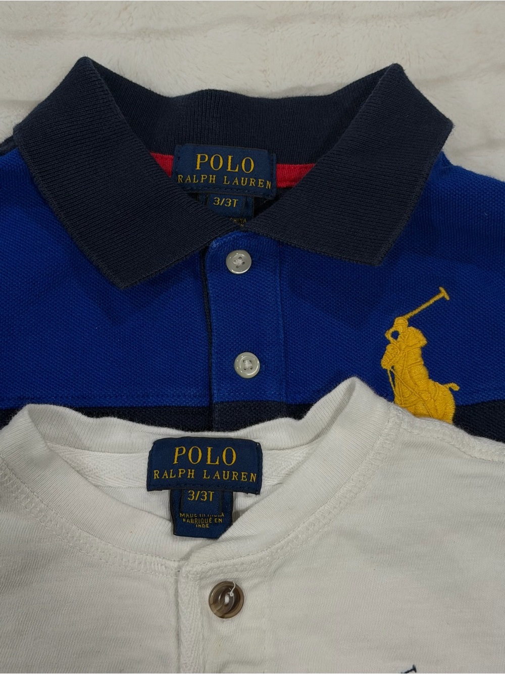 Polo Ralph Lauren Shirt Bundle of 4 TODDLER BOYS Summer Clothes size 3T - Picture 7 of 7